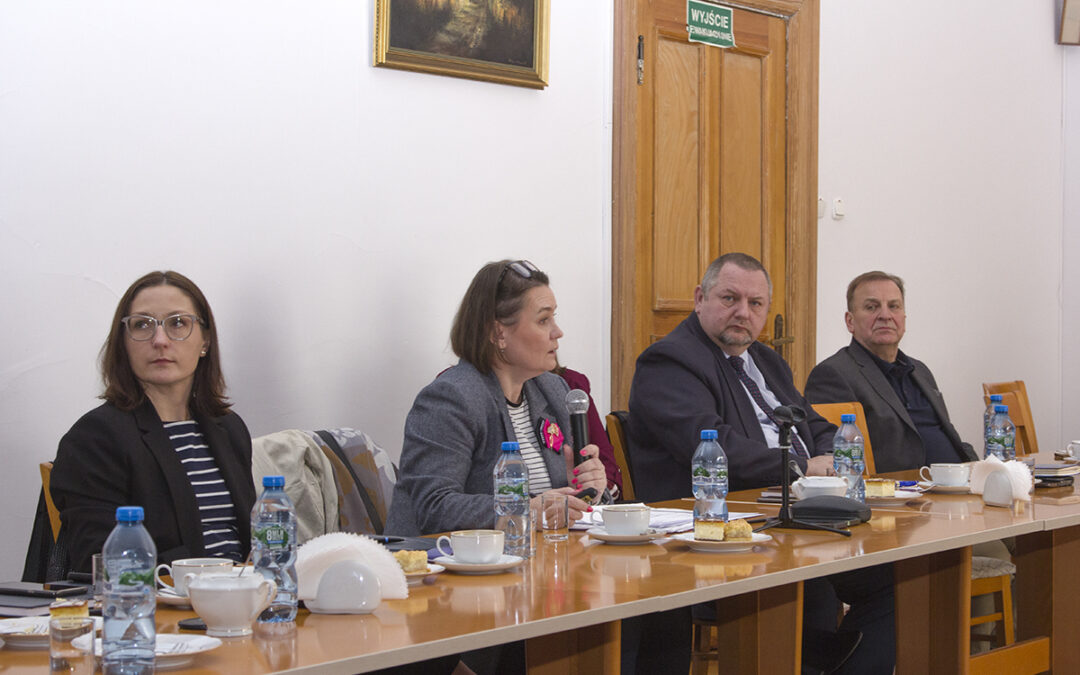 Posiedzeniu Prezydium Sejmiku Gospodarczego Województwa Kujawsko-Pomorskiego w&nbsp;Kobylnikach.