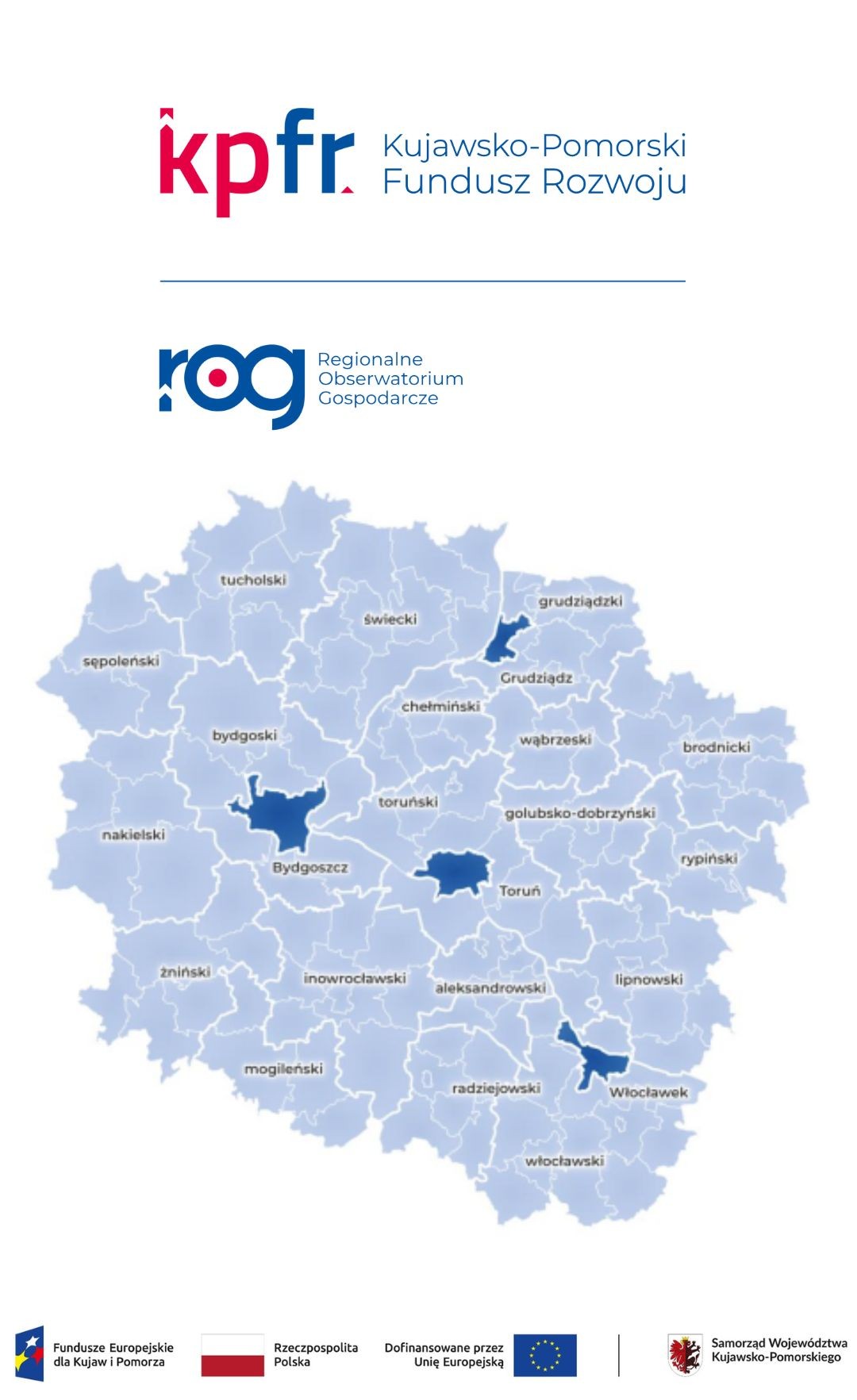 Region w Liczbach - mapa województwa Region w Liczbach - mapa województwa
