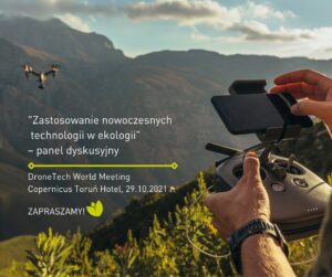 plakat targów DroneTech World Meeting