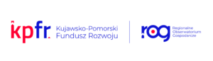 logo Kujawsko Pomorskiego Funduszu rozwoju i regionalnego obserwatorium Gospodarczego