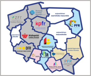 Mapa Funduszy Rozwoju w Polsce