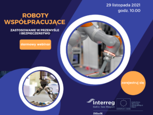 Plakat szkolenia Roboty Współpracujące