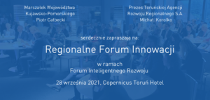 Plakat Regionalnego Forum Innowacji