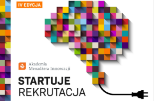 plakat promujący Akademię Menadżera Innowacji