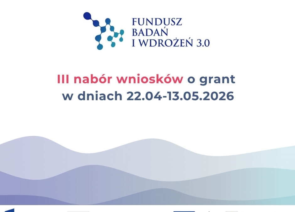 Nawet 700 tys. zł wsparcia na&nbsp;innowacje – ruszył III nabór w&nbsp;programie „Fundusz Badań i&nbsp;Wdrożeń 3.0”